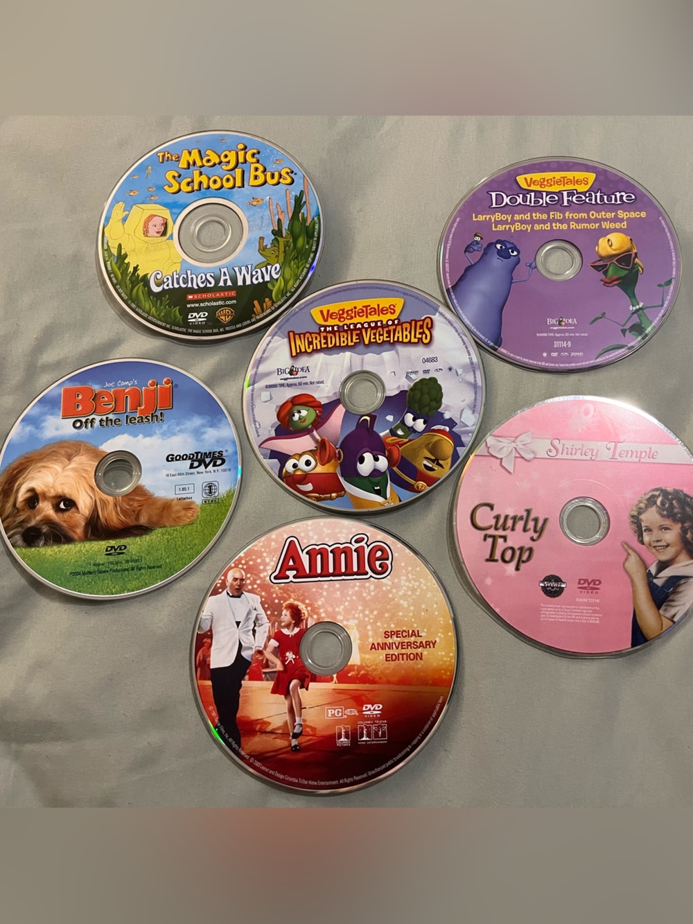 Family DVD Lot of 6 Disc Only